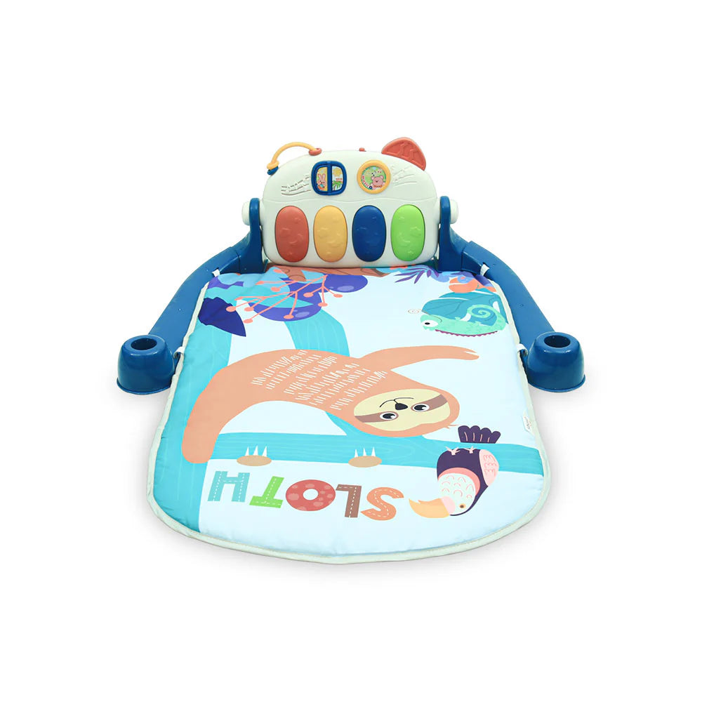 Baby Play Mat Piano Gym – Blue (0–36 Months)