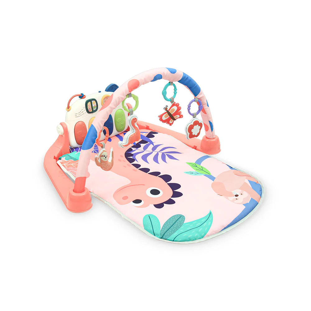Baby Play Mat Piano Gym – Pink (0–36 Months)