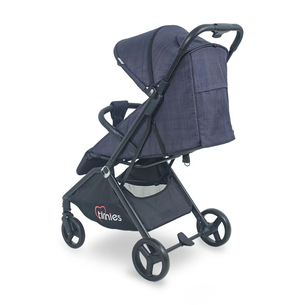 Baby Stroller Navy Blue – Adjustable Footrest