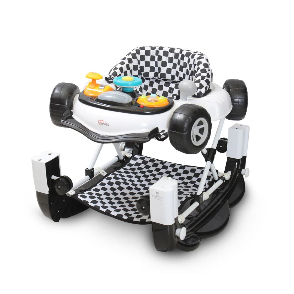 Baby Walker with Rocking – Black Car Shape