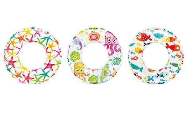 INTEX 20-Inch Lively Print Swim Ring
