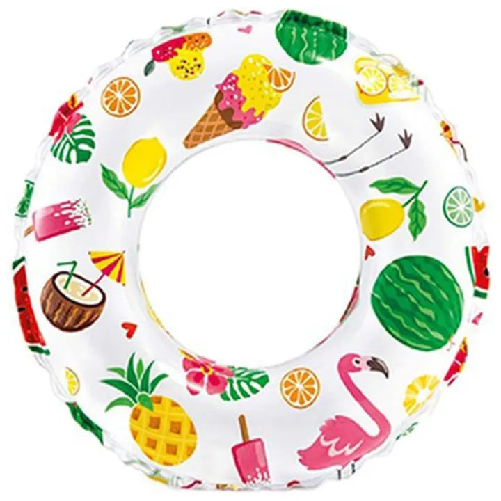 INTEX 24-Inch Lively Print Swim Ring
