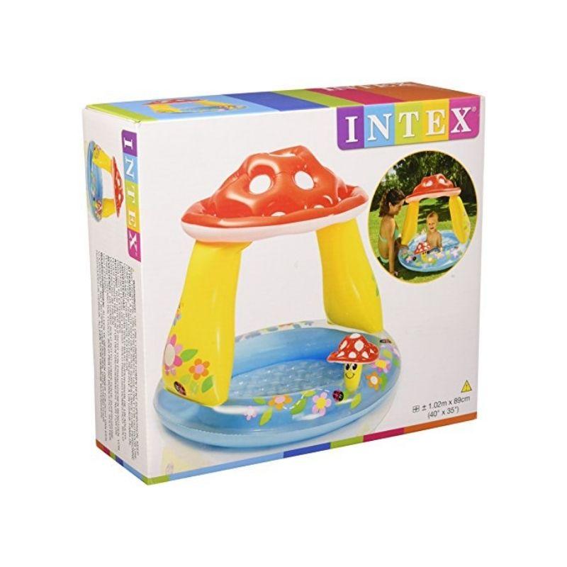 INTEX Inflatable 40X35 Mushroom Baby Pool – 3 Foot 4 Inch Wide × 2 Foot 11 Inch Deep