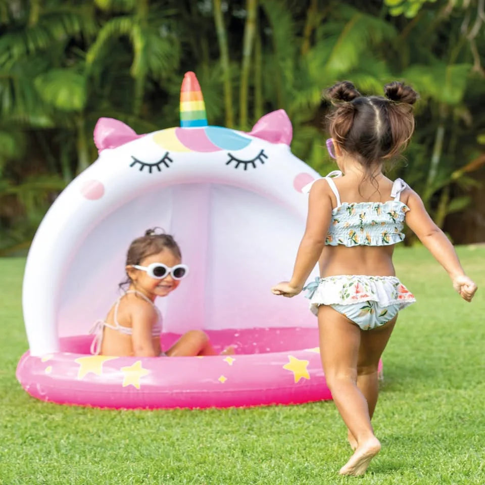 INTEX Inflatable 40X40 Caticorn Baby Pool – 3 Foot 4 Inch Wide × 3 Foot 4 Inch Deep