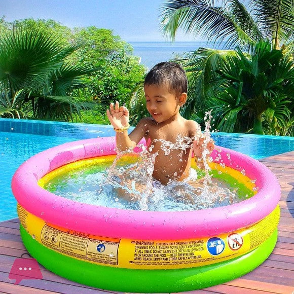 INTEX Inflatable 50X40X34 Baby Fish Pool – 4 Foot 2 Inch × 3 Foot 4 Inch × 2 Foot 10 Inch