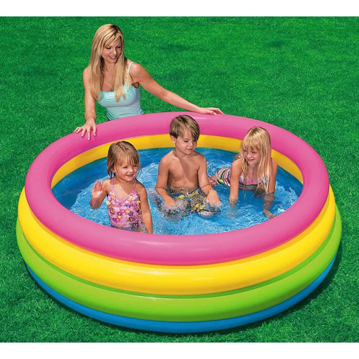 INTEX Inflatable 50X40X34 Baby Fish Pool – 4 Foot 2 Inch × 3 Foot 4 Inch × 2 Foot 10 Inch