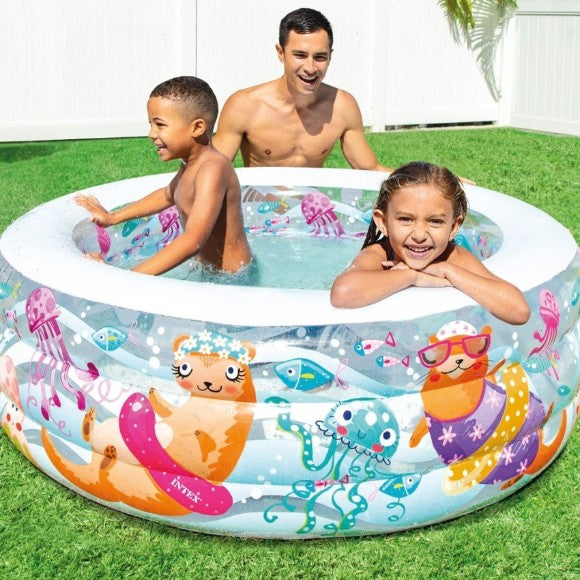 INTEX Inflatable 60X22 Little Otter Pool – 5 Foot Wide × 1 Foot 10 Inch Deep