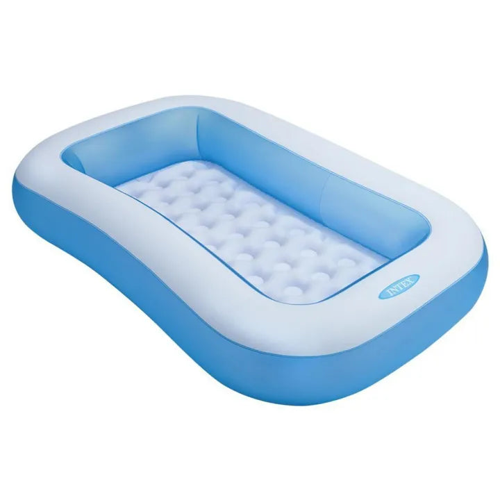 INTEX Inflatable 66X40X10 Rectangular Pool – 5 Foot 6 Inch × 3 Foot 4 Inch × 10 Inch