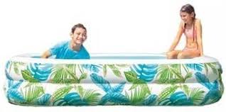 INTEX Inflatable 91X60X19 Rectangular Pool – 7 Foot 7 Inch × 5 Foot × 1 Foot 7 Inch