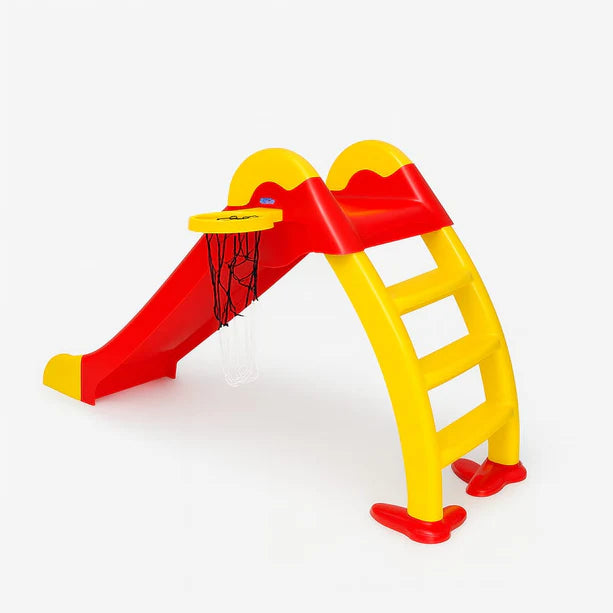 3-Step Baby Slide with Basketball Hoop