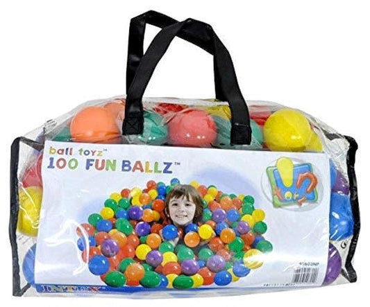 INTEX Water Fun Ball Bag – Pack of 100 Colorful Play Balls