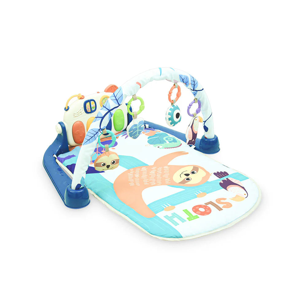 Baby Play Mat Piano Gym – Blue (0–36 Months)