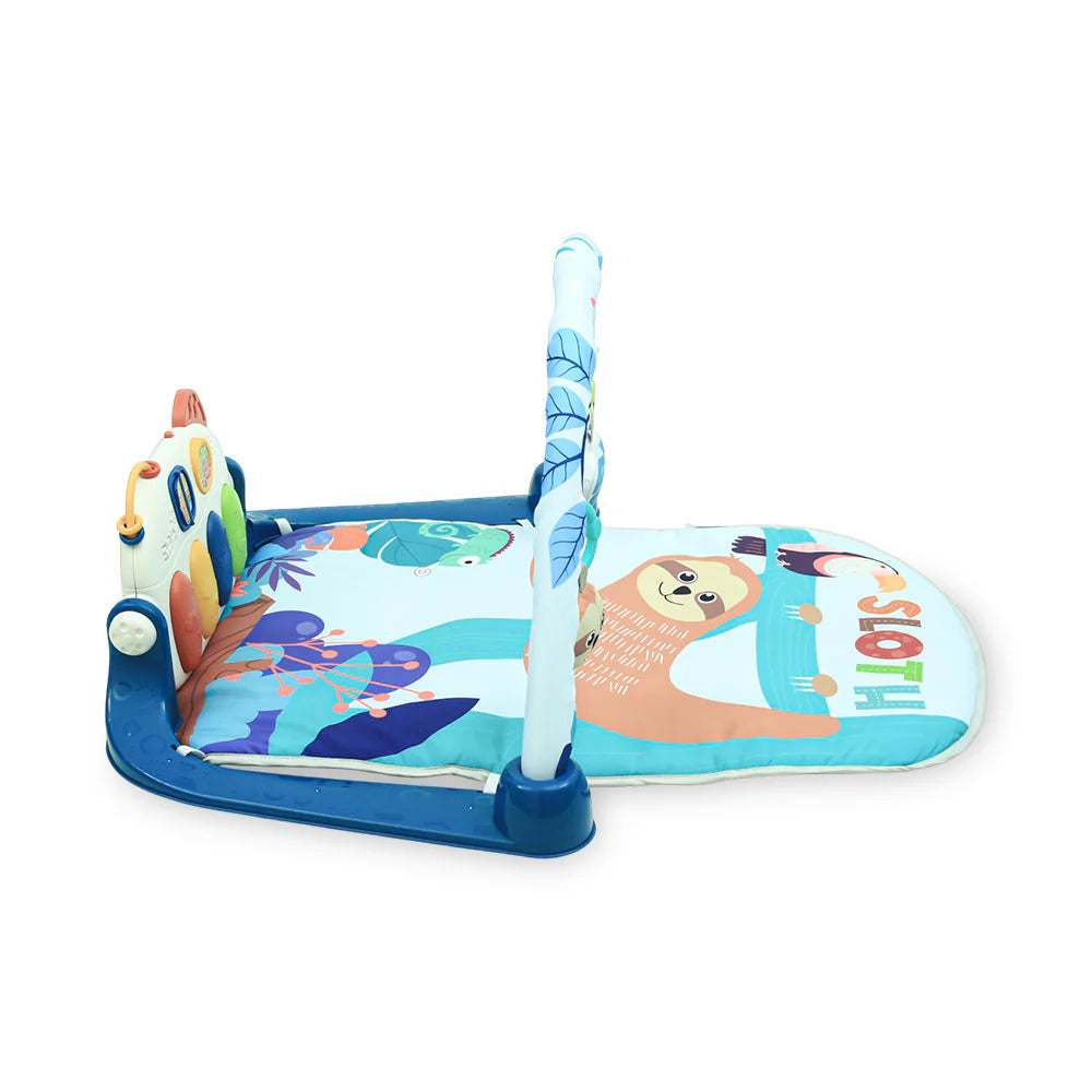 Baby Play Mat Piano Gym – Blue (0–36 Months)