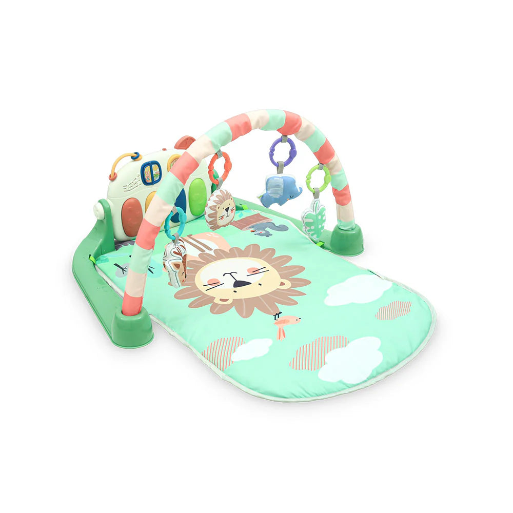 Baby Play Mat Piano Gym – Green (0–36 Months)