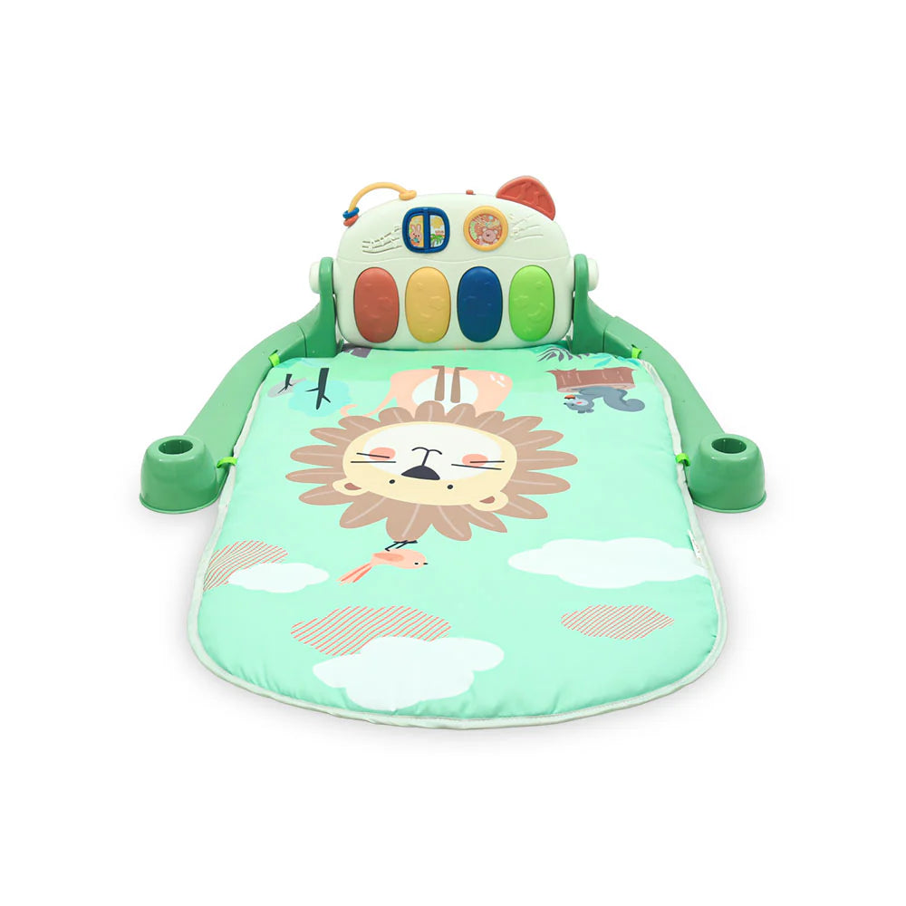Baby Play Mat Piano Gym – Green (0–36 Months)