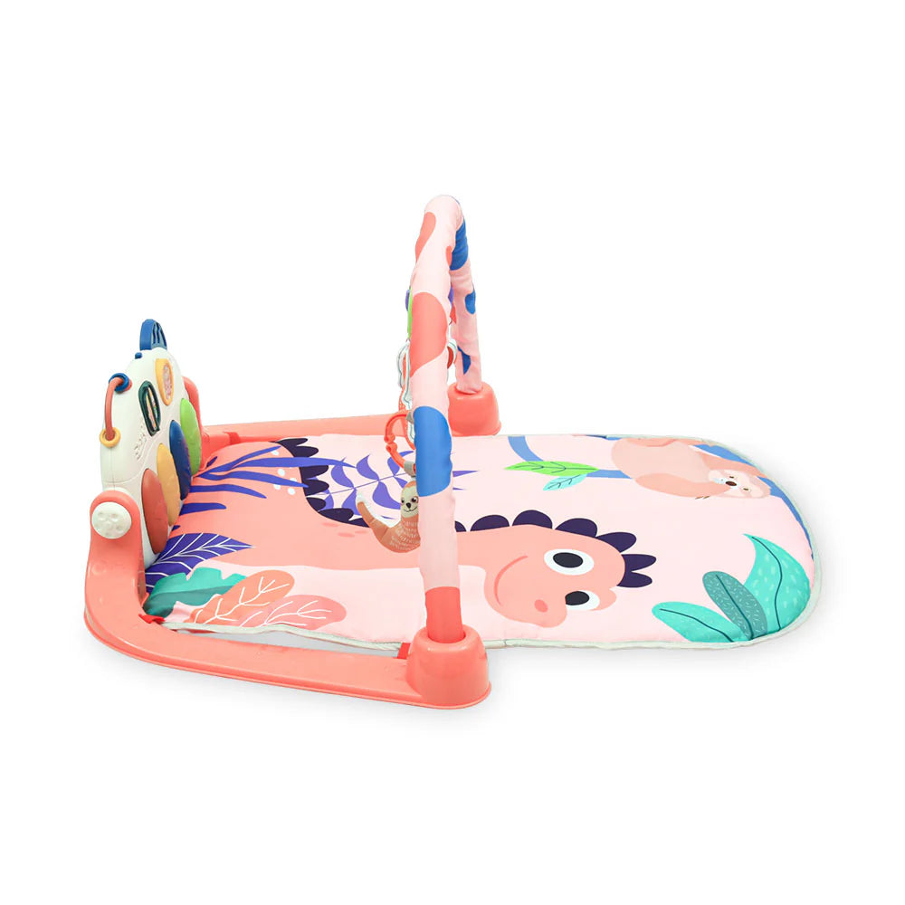 Baby Play Mat Piano Gym – Pink (0–36 Months)