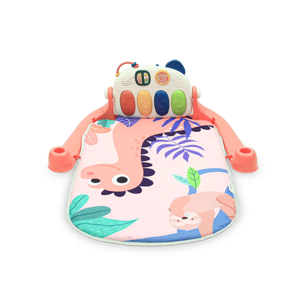 Baby Play Mat Piano Gym – Pink (0–36 Months)