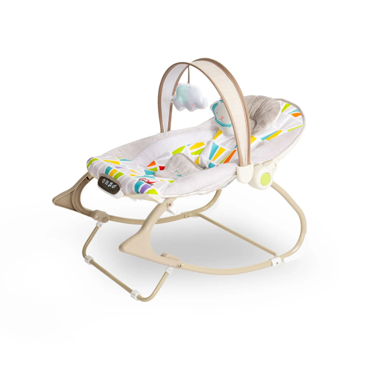 Baby Rocker & Chair – Plush Toy Bar & Vibration