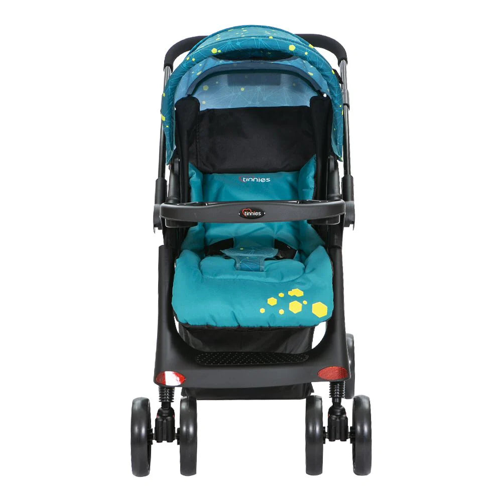 Baby Stroller Acid Blue – 3-Level Seat Adjustment & Cup Holders