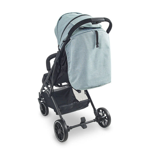 Baby Stroller Green – Compact Fold & Revolving Wheels