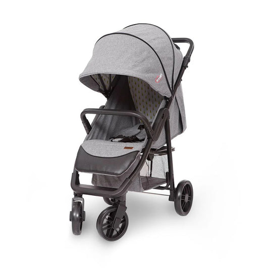 Baby Stroller Grey Premium – Height Adjustable Handle