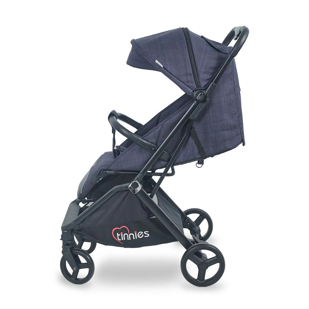 Baby Stroller Navy Blue – Adjustable Footrest