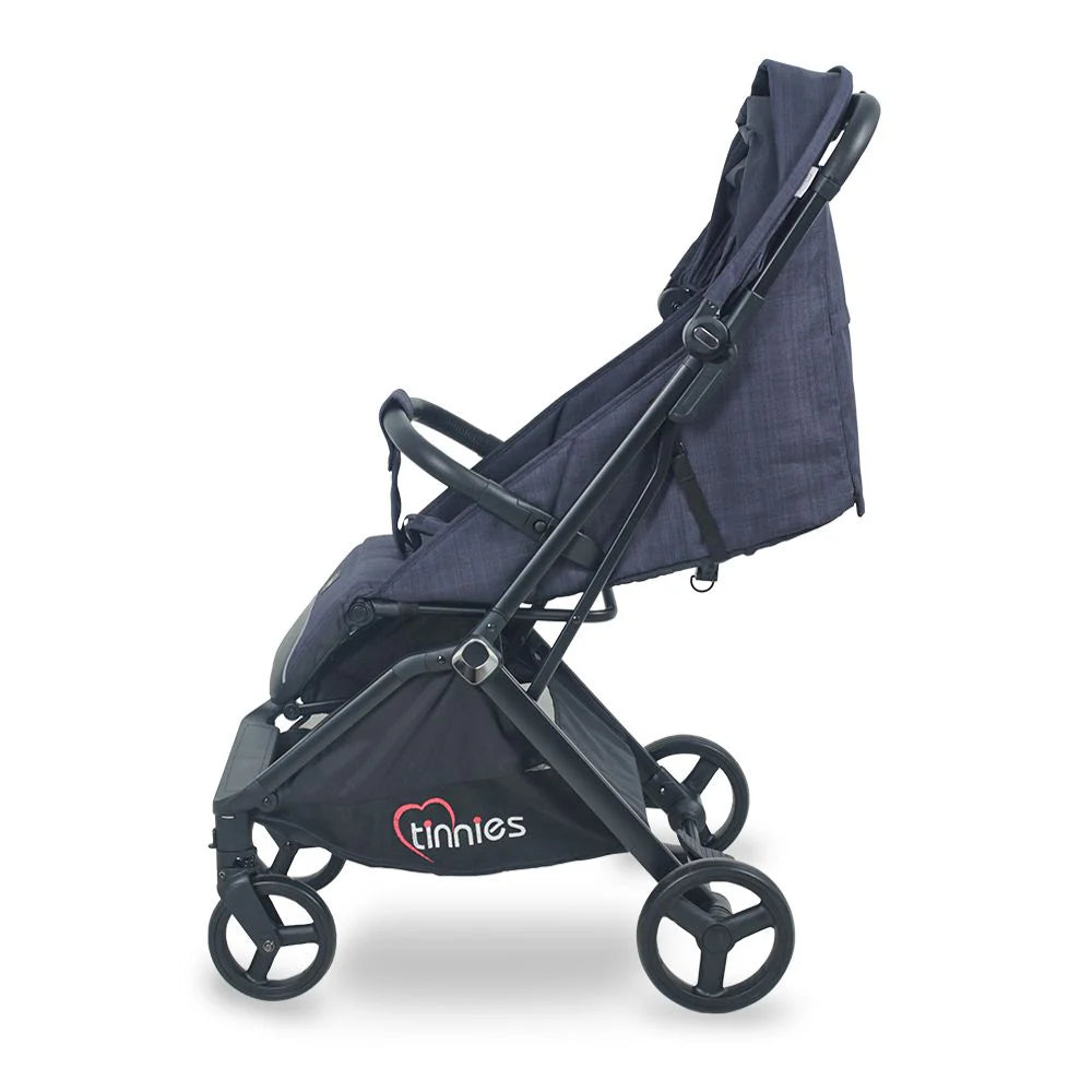 Baby Stroller Navy Blue – Adjustable Footrest