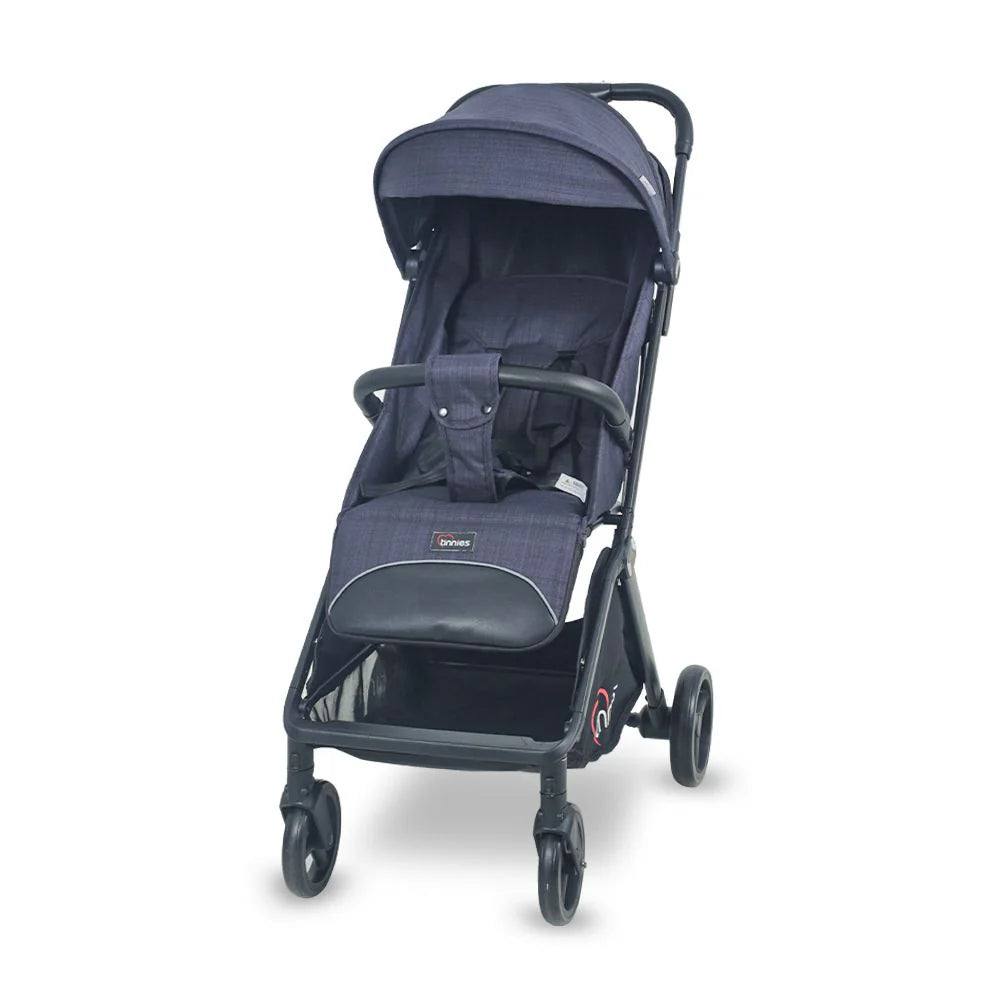 Baby Stroller Navy Blue – Adjustable Footrest