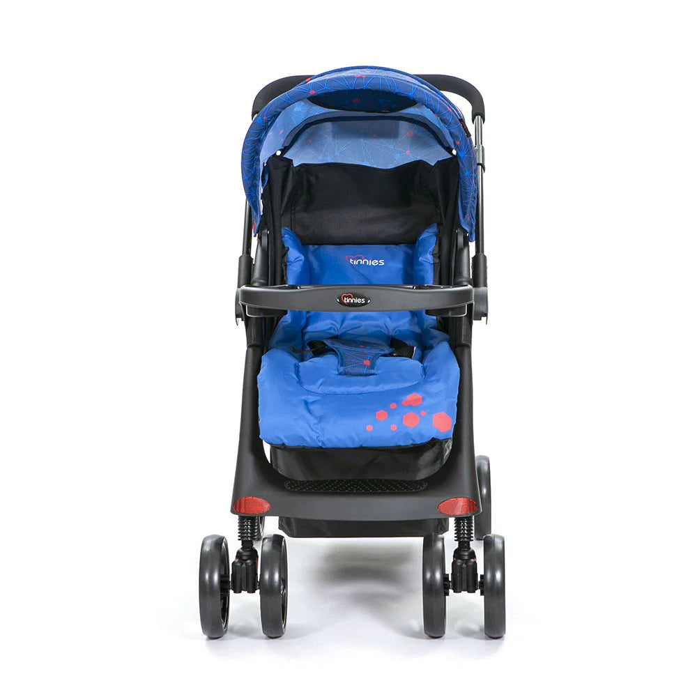 Baby Stroller Royal Blue – 3-Level Seat Adjustment & Cup Holders