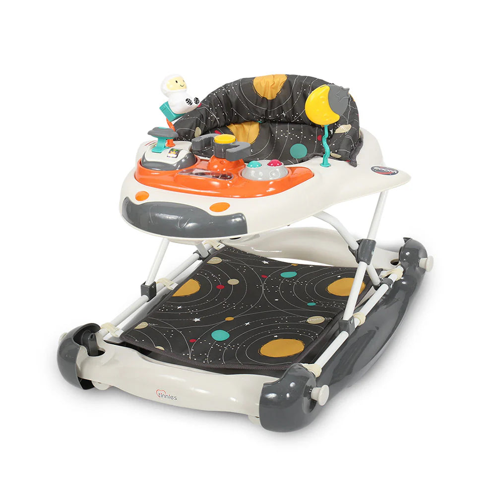 Baby Walker with Rocking & Sound Toy Tray – Compact