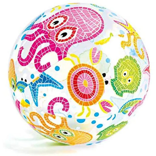 INTEX 20-Inch Lively Print Inflatable Ball