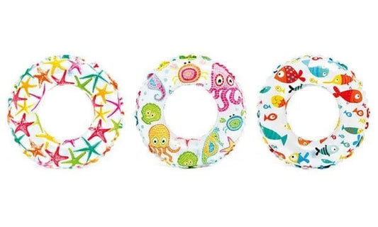 INTEX 20-Inch Lively Print Swim Ring