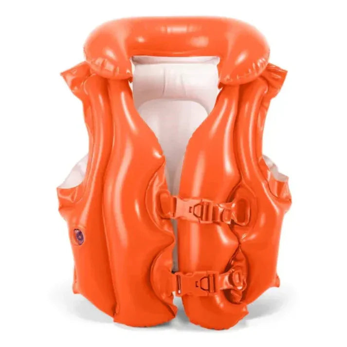 INTEX Deluxe Swim Vest – 19.5×18.5 Inch