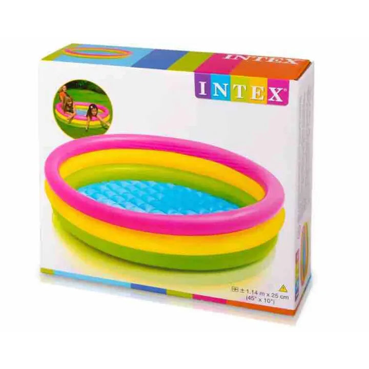 INTEX Inflatable 110X88X54 Swim Center Pool – 9 Foot 2 Inch × 7 Foot 4 Inch × 4 Foot 6 Inch