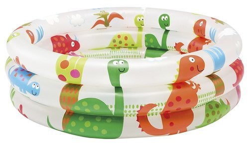INTEX Inflatable 24X8 Dino Pool – 2 Foot Wide × 8 Inch Deep