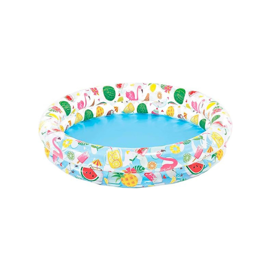 INTEX Inflatable 48X10 Fruity Pool in Bag – 4 Foot Wide × 10 Inch Deep