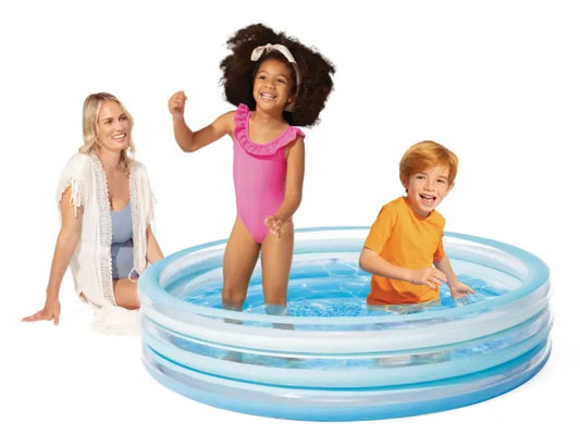 INTEX Inflatable 60X13 Bliss Splash Pool – 5 Foot Wide × 1 Foot 1 Inch Deep