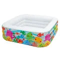INTEX Inflatable 62X62X19 Clearview Aquarium Pool – 5 Foot 2 Inch × 5 Foot 2 Inch × 1 Foot 7 Inch