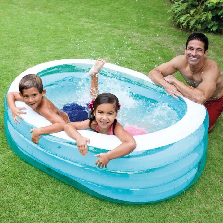 INTEX Inflatable 64X42X18 Ahoy Pirate Friends Pool – 5 Foot 4 Inch × 3 Foot 6 Inch × 1 Foot 6 Inch