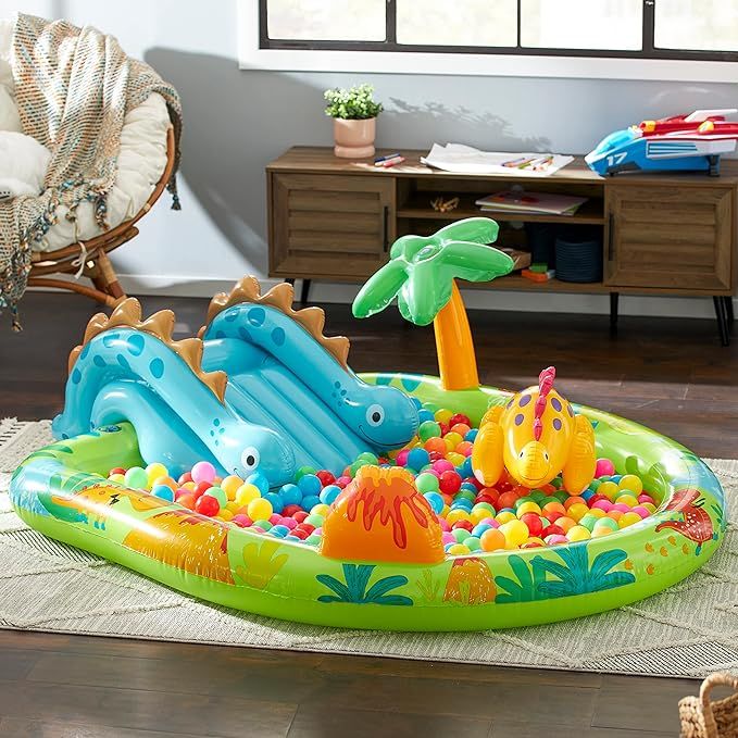 INTEX Inflatable 72X60X24 Dino Pool – 6 Foot × 5 Foot × 2 Foot