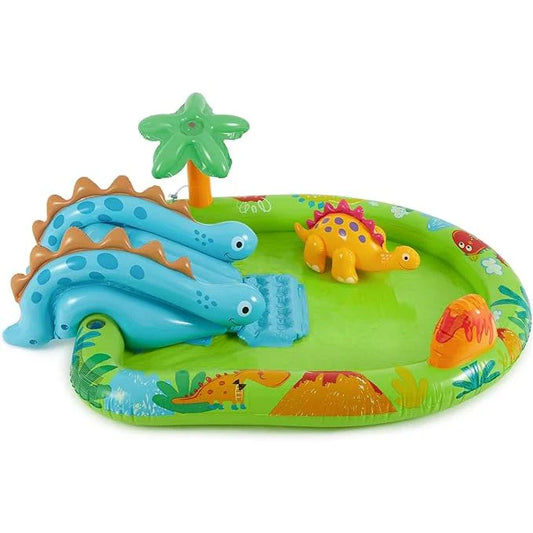 INTEX Inflatable 72X60X24 Dino Pool – 6 Foot × 5 Foot × 2 Foot