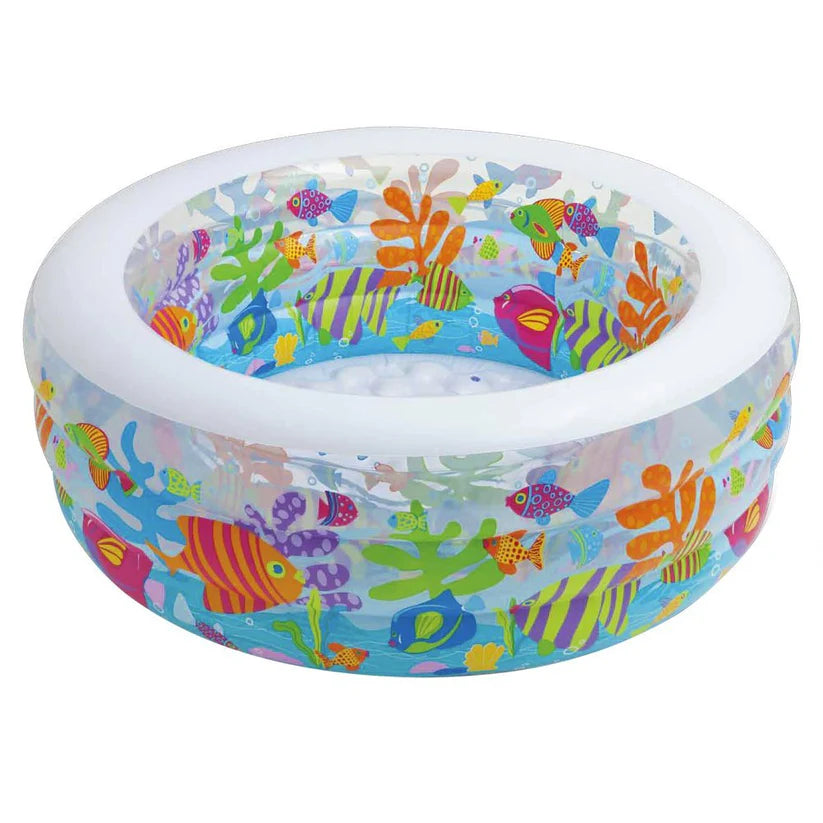 INTEX Inflatable Fish Bowl Pool – 5 Foot Wide × 1 Foot 10 Inch Deep
