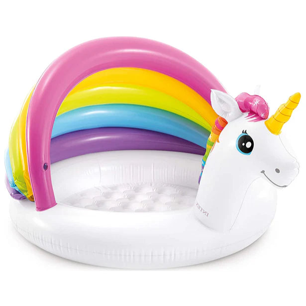 INTEX Inflatable Unicorn Pool – 3 Foot 9 Inch Wide × 2 Foot 11 Inch Deep